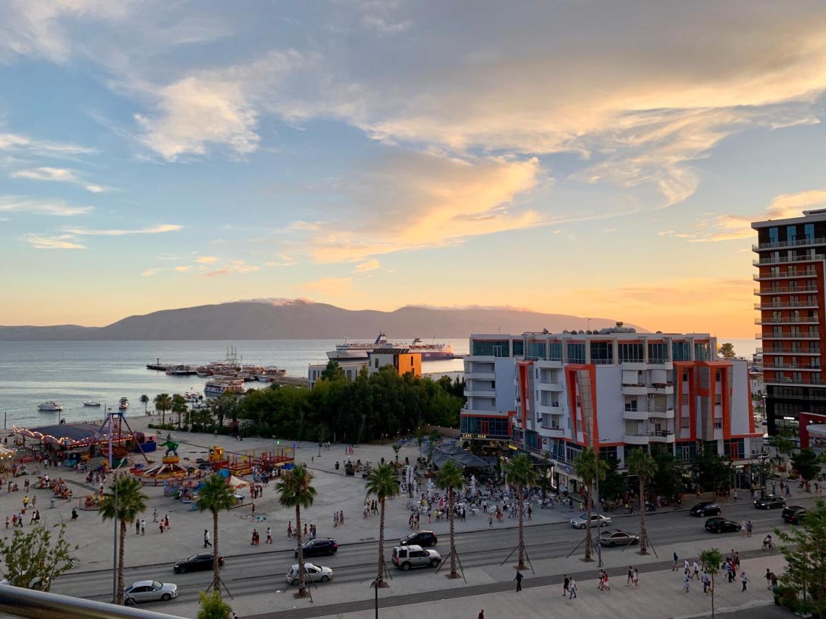 Pearl Seaview Apartment Vlorë Exterior foto